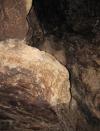 Huge rocks inside Yaganti Caves