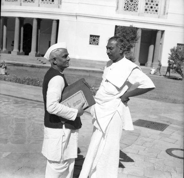 K KAMARAJ WITH RR DIWAKAR (UNION MINISTER FOR INFORMATION AND BROADCASTING